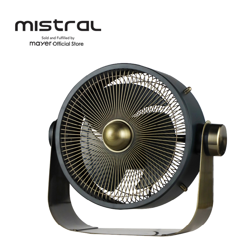 Retrograde by Mistral 9” Metal Desk Fan MMDF09