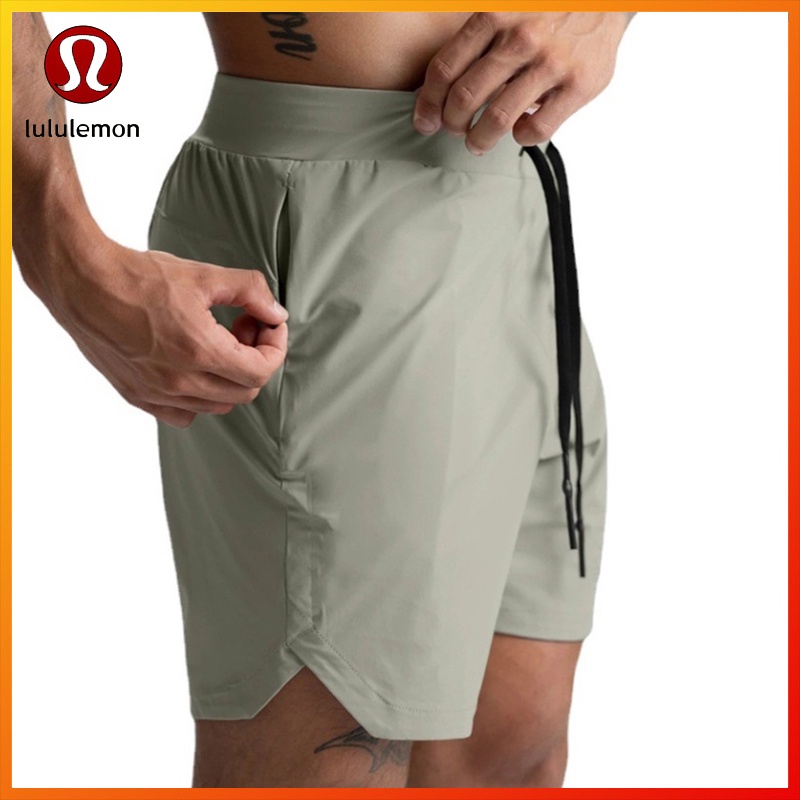 Lululemon Men&#039;s Shorts Single-Layer Woven Quick-Drying Running Fitness Sports Leisure Five-Point Pants DK887